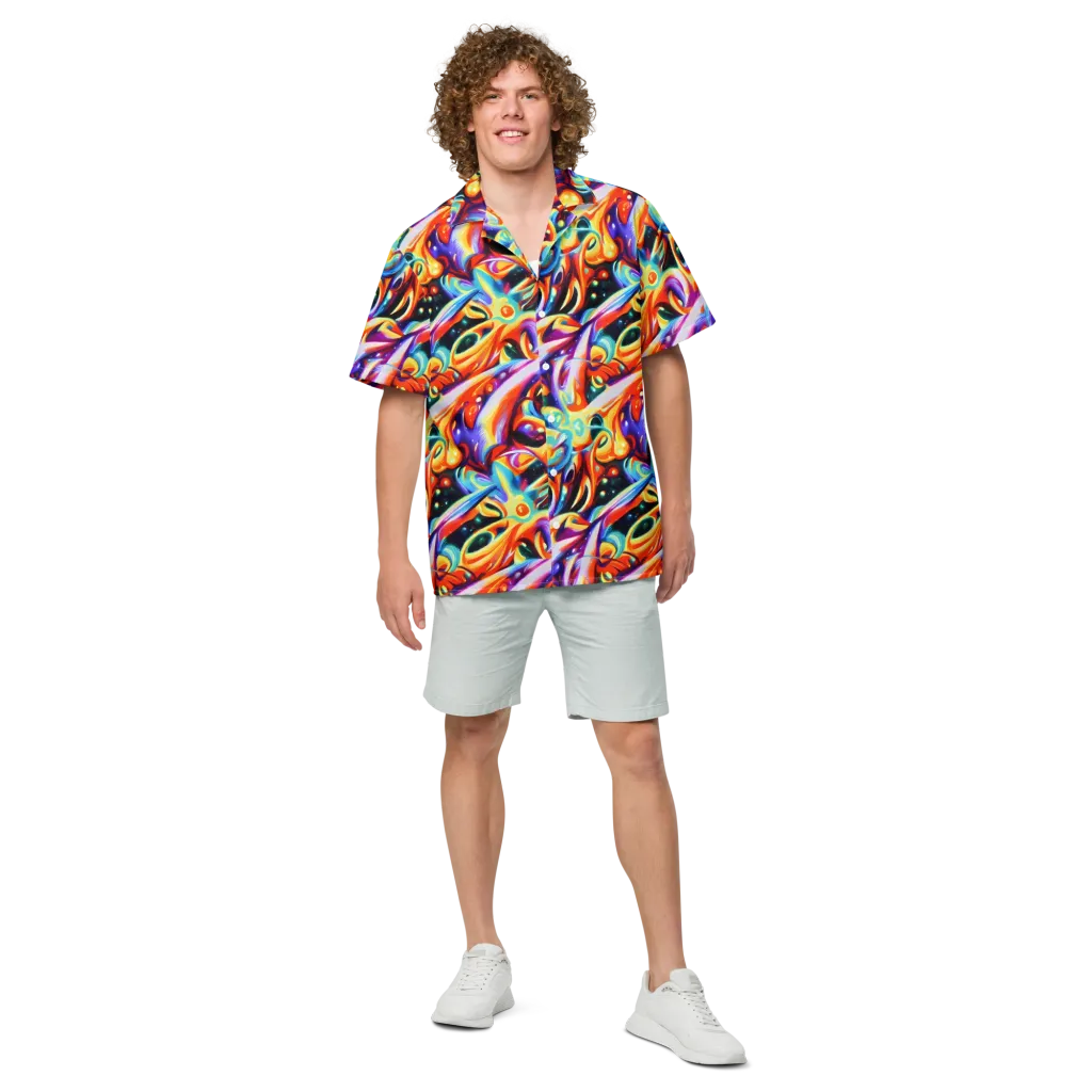 Fluid Voltage on Button Shirt — Front