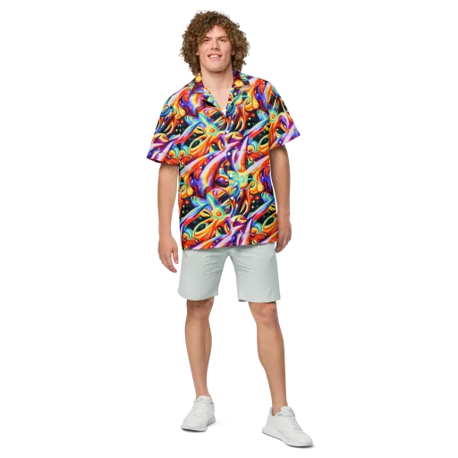 Fluid Voltage on a Button Shirt