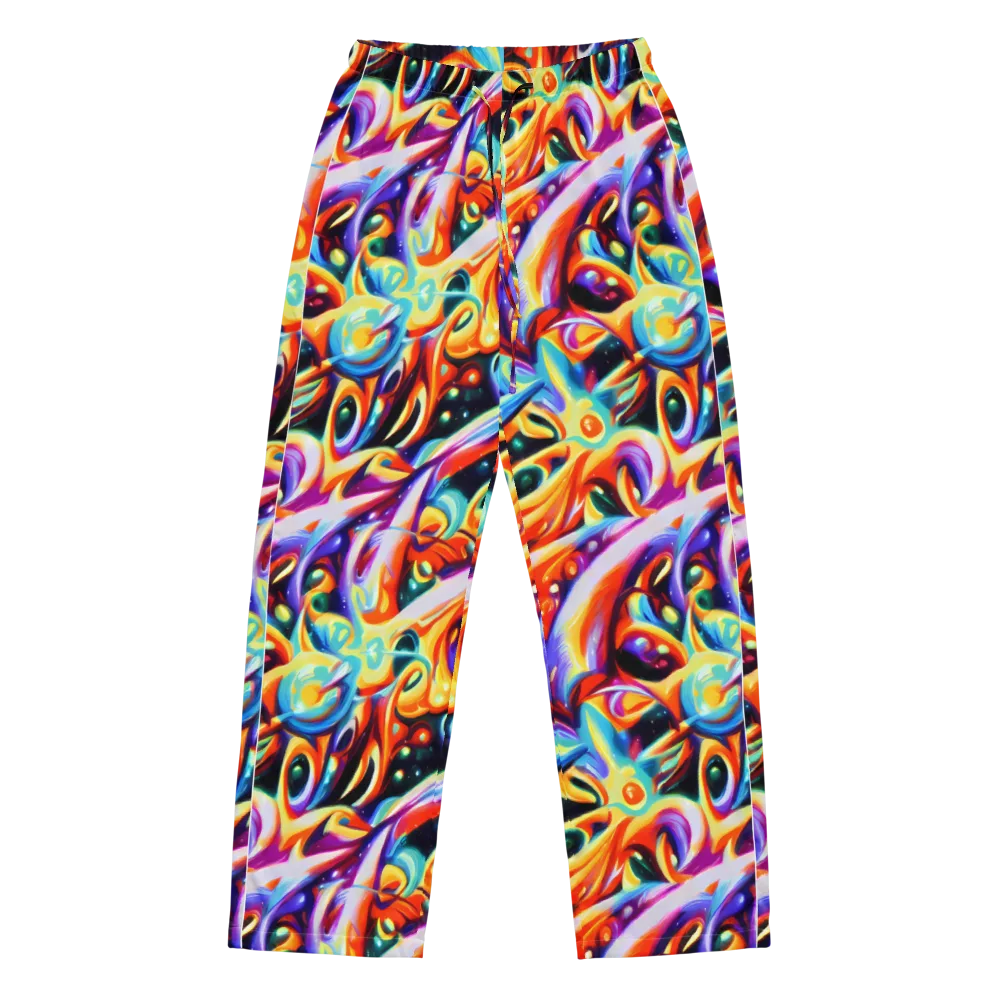Fluid Voltage on Women's Pajama Pants — Front