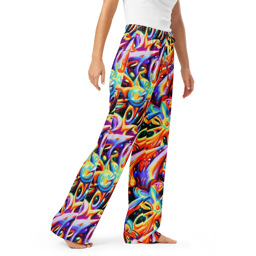 Fluid Voltage on Women's Pajama Pants — Right Front