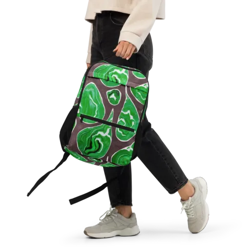 Emerald Marbling on a Utility Backpack