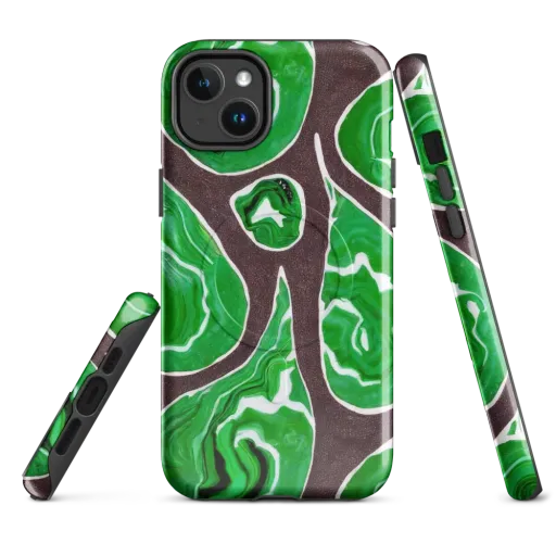 Emerald Marbling on a MagSafe Tough Case for iPhone®