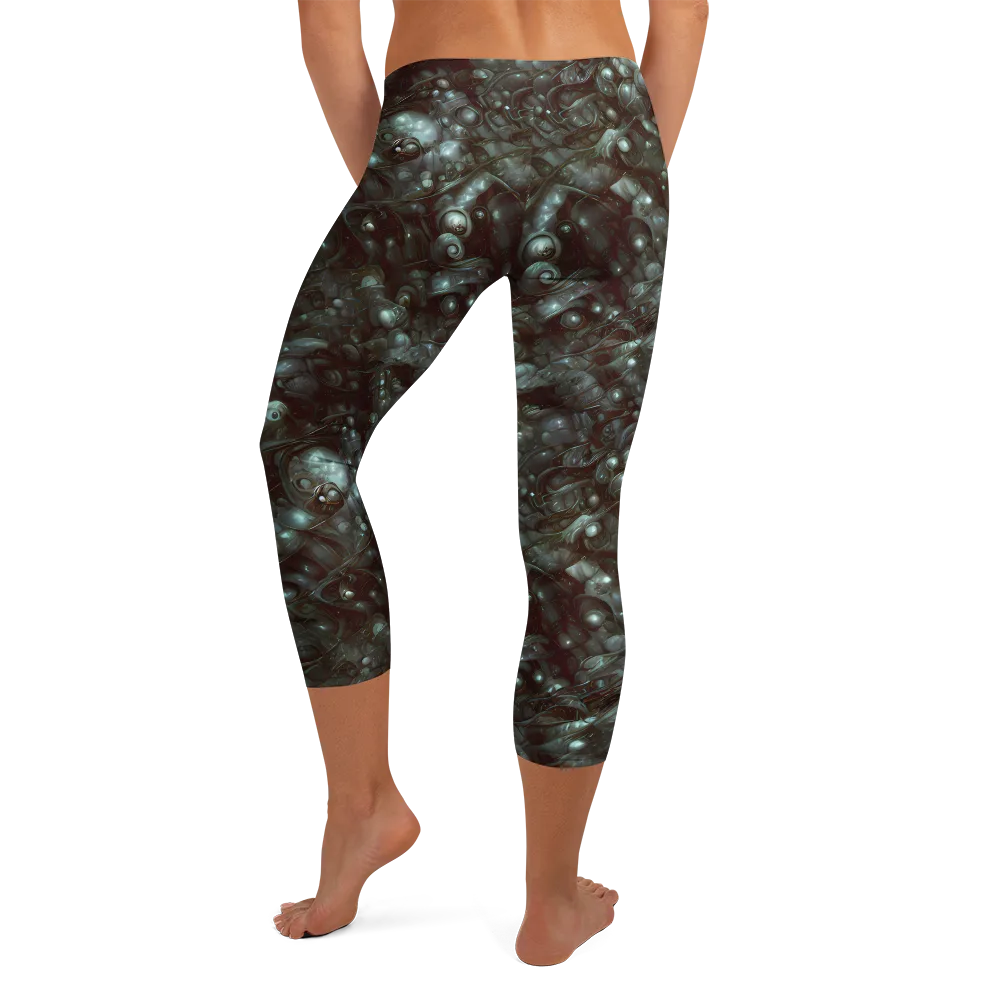 Tidal Relic on Capri Leggings — Back