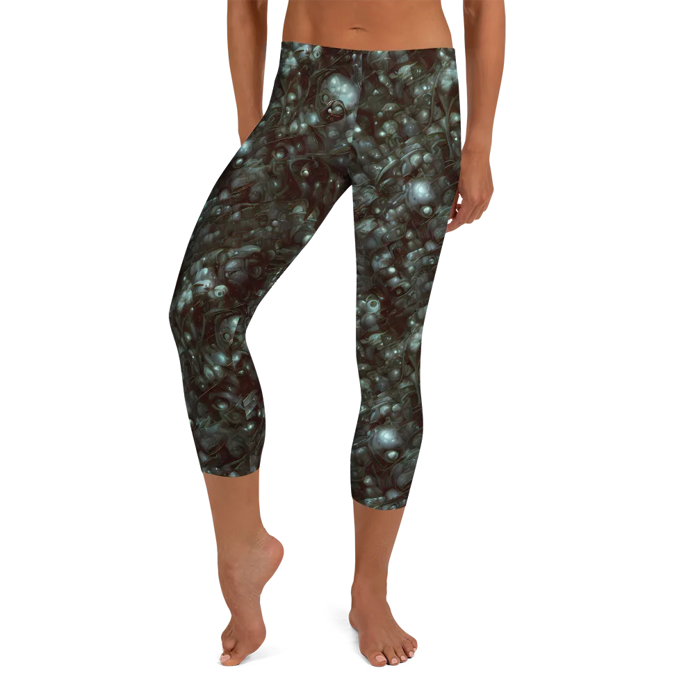 Tidal Relic on Capri Leggings — Front