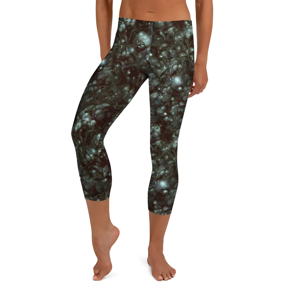 Tidal Relic on Capri Leggings — Front