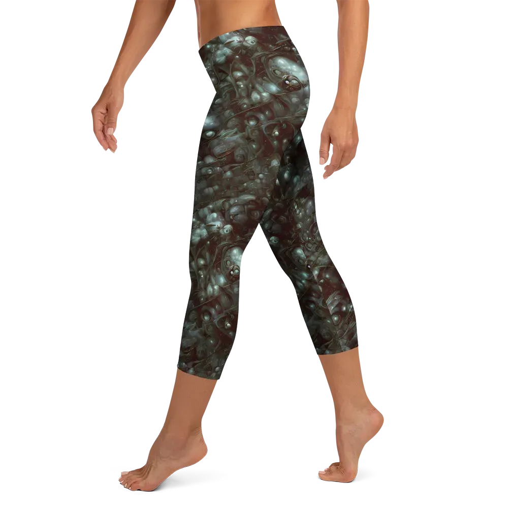 Tidal Relic on Capri Leggings — Left