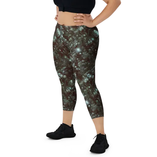 Tidal Relic on a Capri Leggings