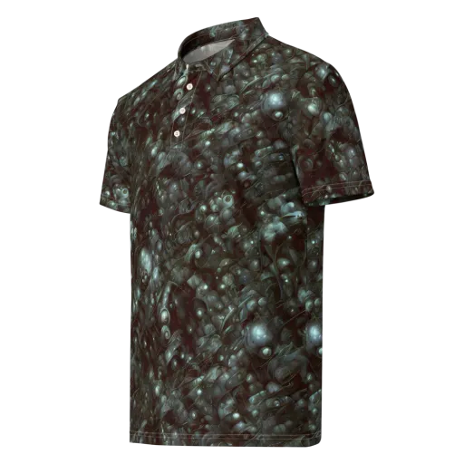 Tidal Relic on a Men's Slim Fit Polo Shirt