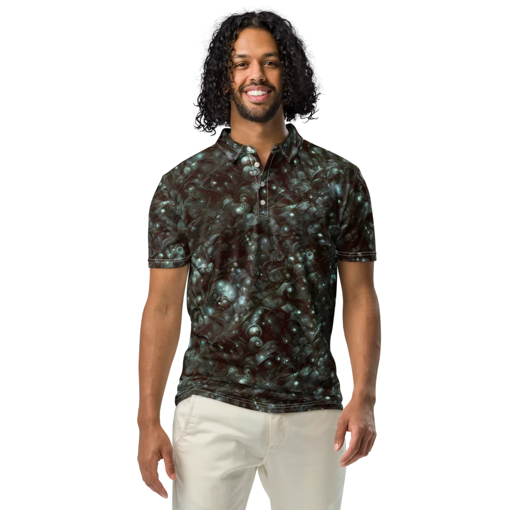 Tidal Relic on Men's Slim Fit Polo Shirt — Front