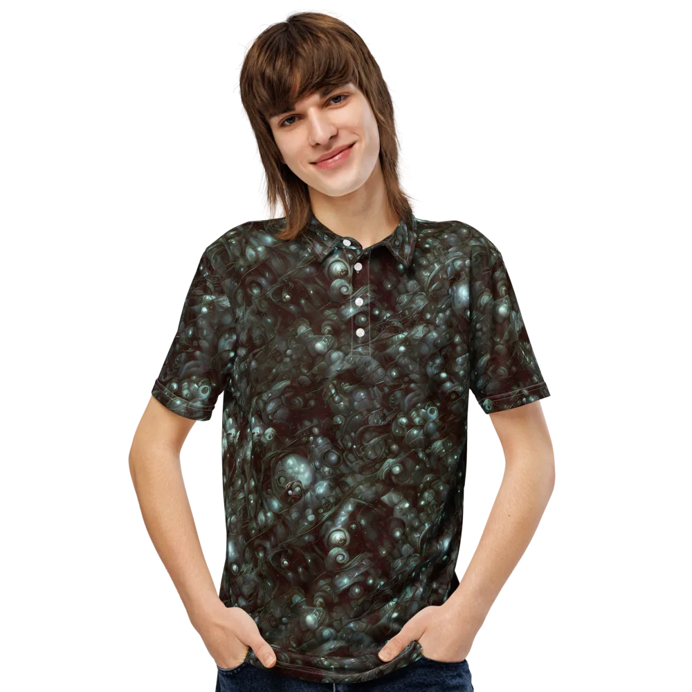 Tidal Relic on Men's Slim Fit Polo Shirt — Front