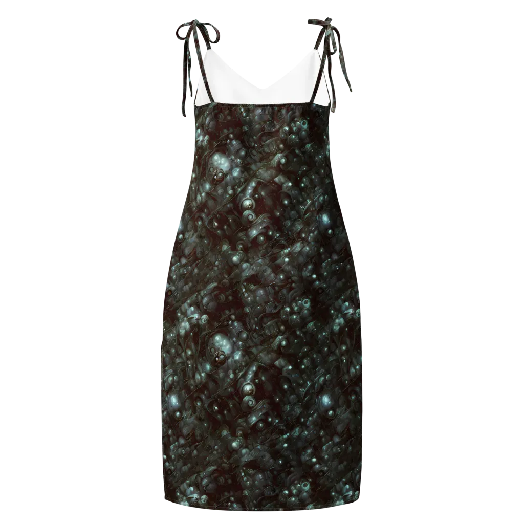 Tidal Relic on Slip Dress — Back