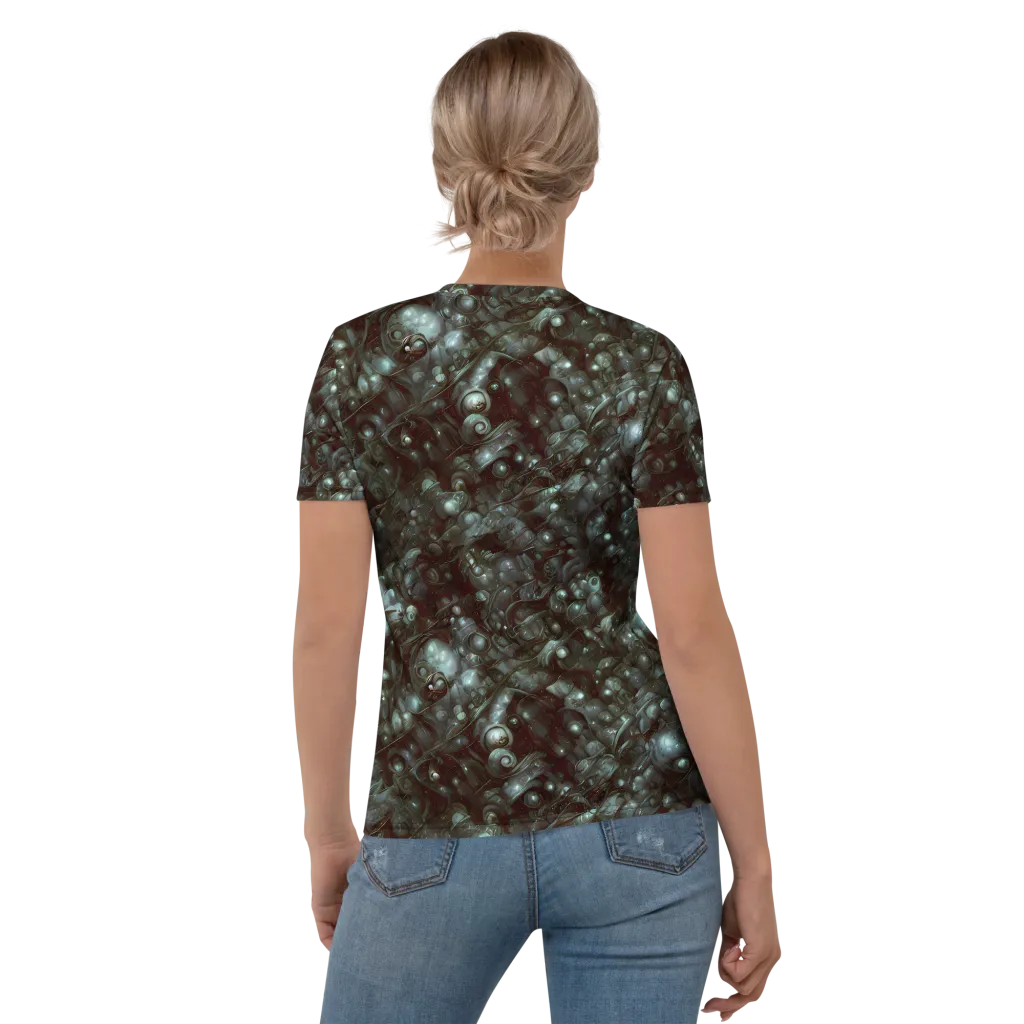 Tidal Relic on Women's Crew Neck T-Shirt — Back