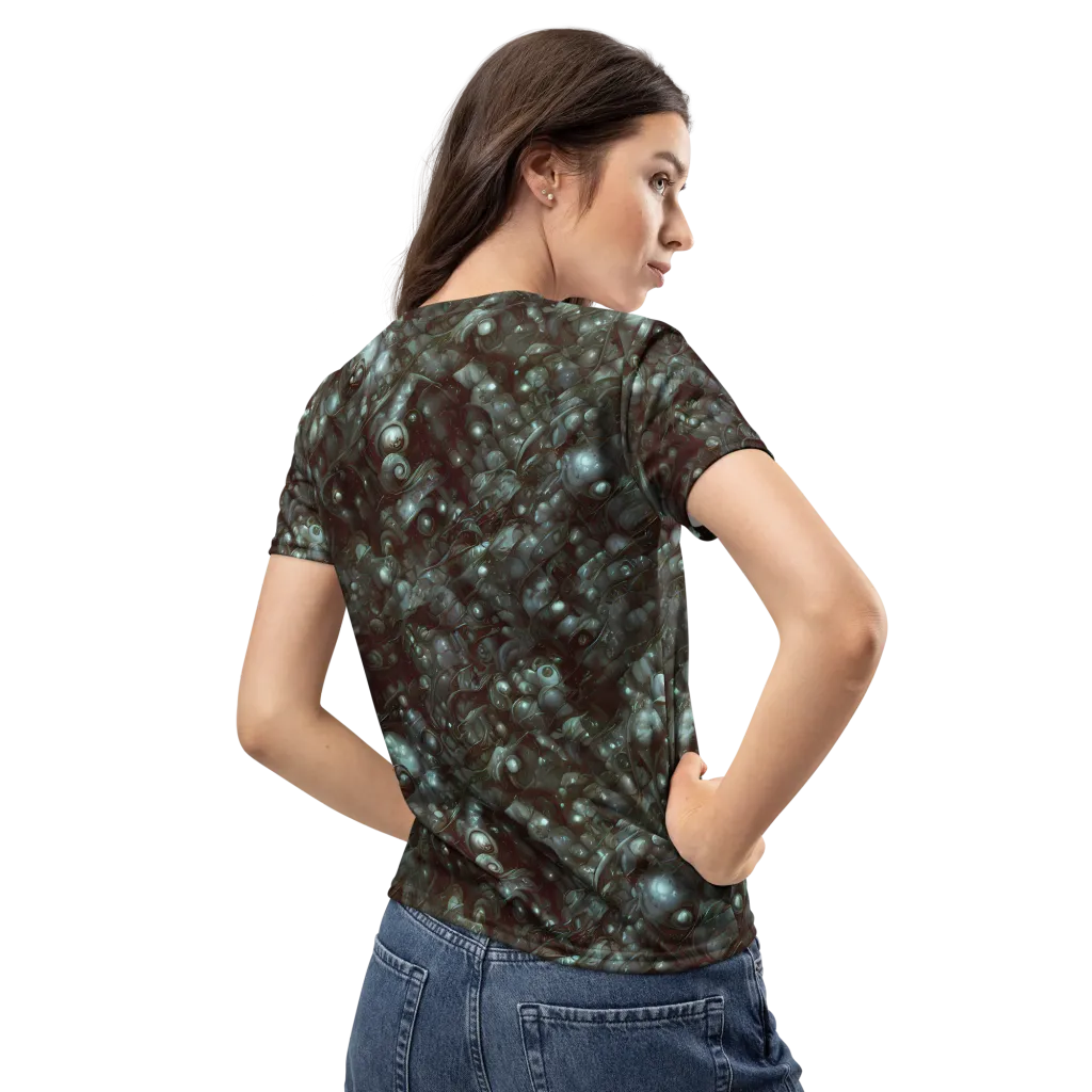Tidal Relic on Women's Crew Neck T-Shirt — Back