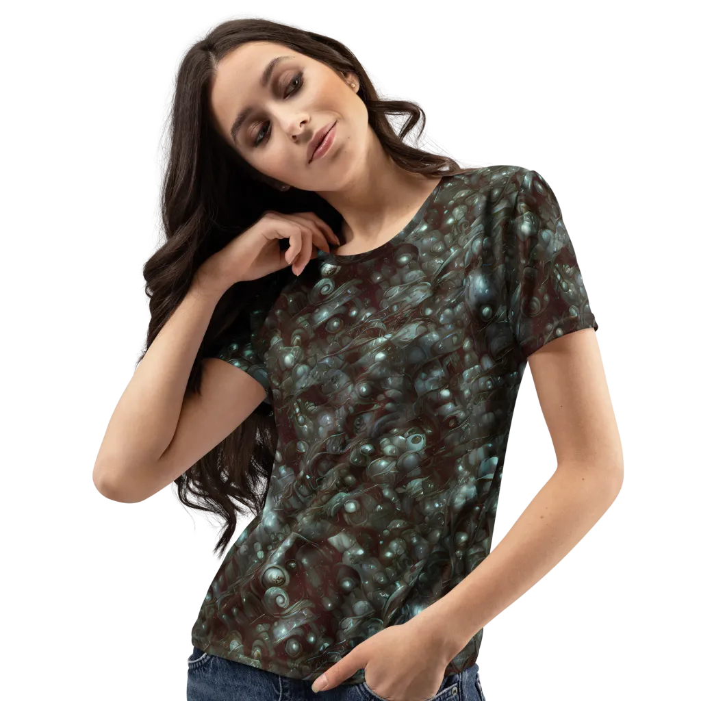 Tidal Relic on Women's Crew Neck T-Shirt — Left Front