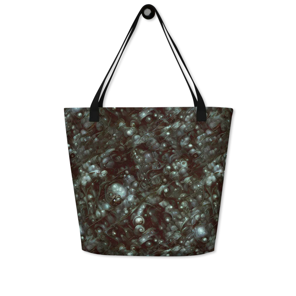 Tidal Relic on Large Tote Bag W/ Pocket — Front