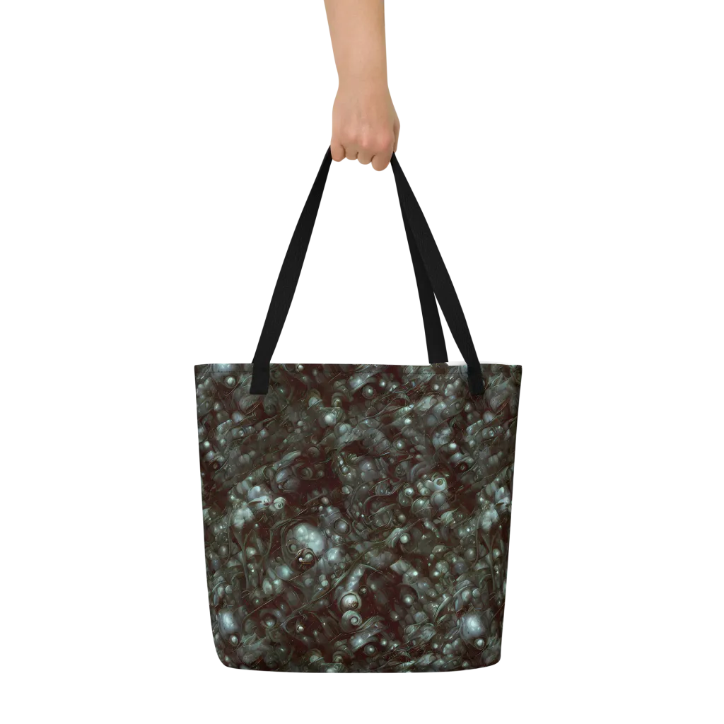 Tidal Relic on Large Tote Bag W/ Pocket — Front