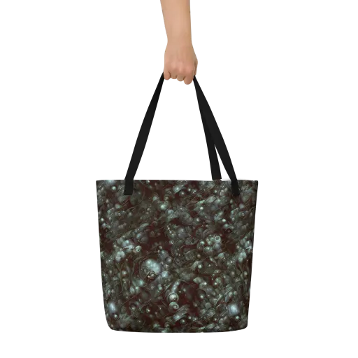 Tidal Relic on a Large Tote Bag W/ Pocket