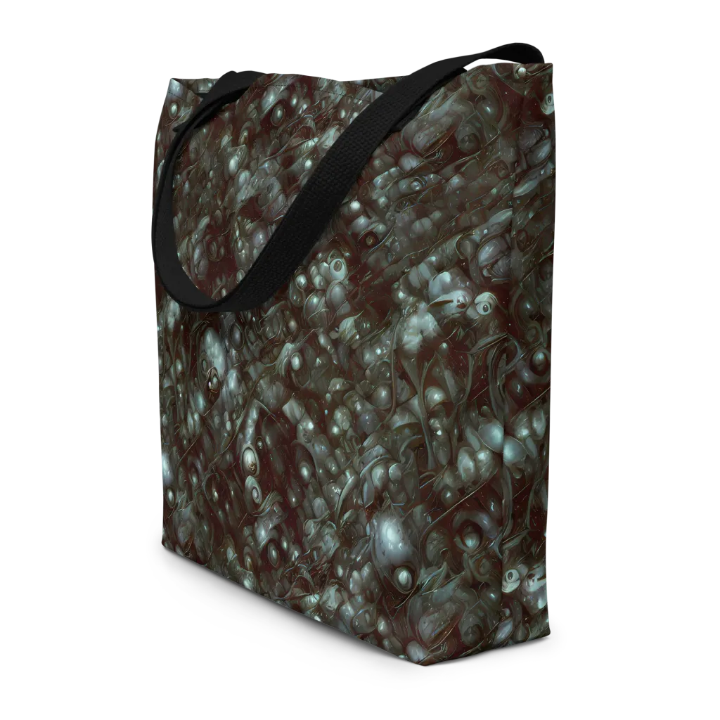 Tidal Relic on Large Tote Bag W/ Pocket — Front