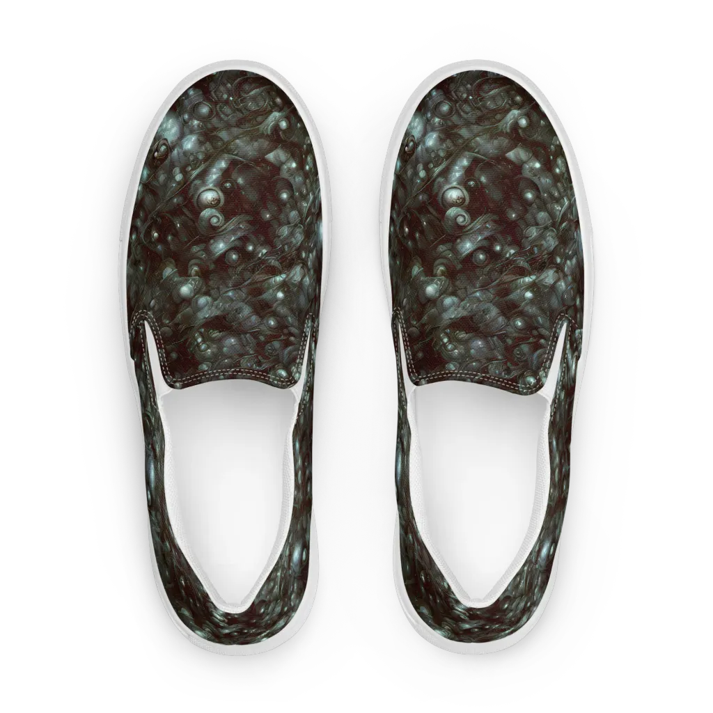 Tidal Relic on Women's Slip-On Canvas Shoes — Front