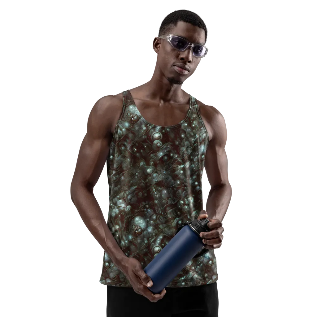 Tidal Relic on Men's Tank Top — Front
