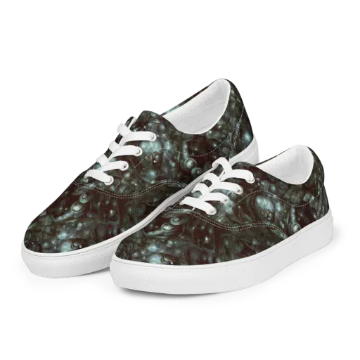 Tidal Relic on a Men's Lace-Up Canvas Shoes