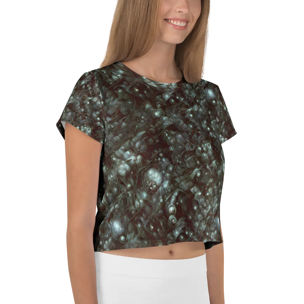 Tidal Relic on Crop Tee — Right
