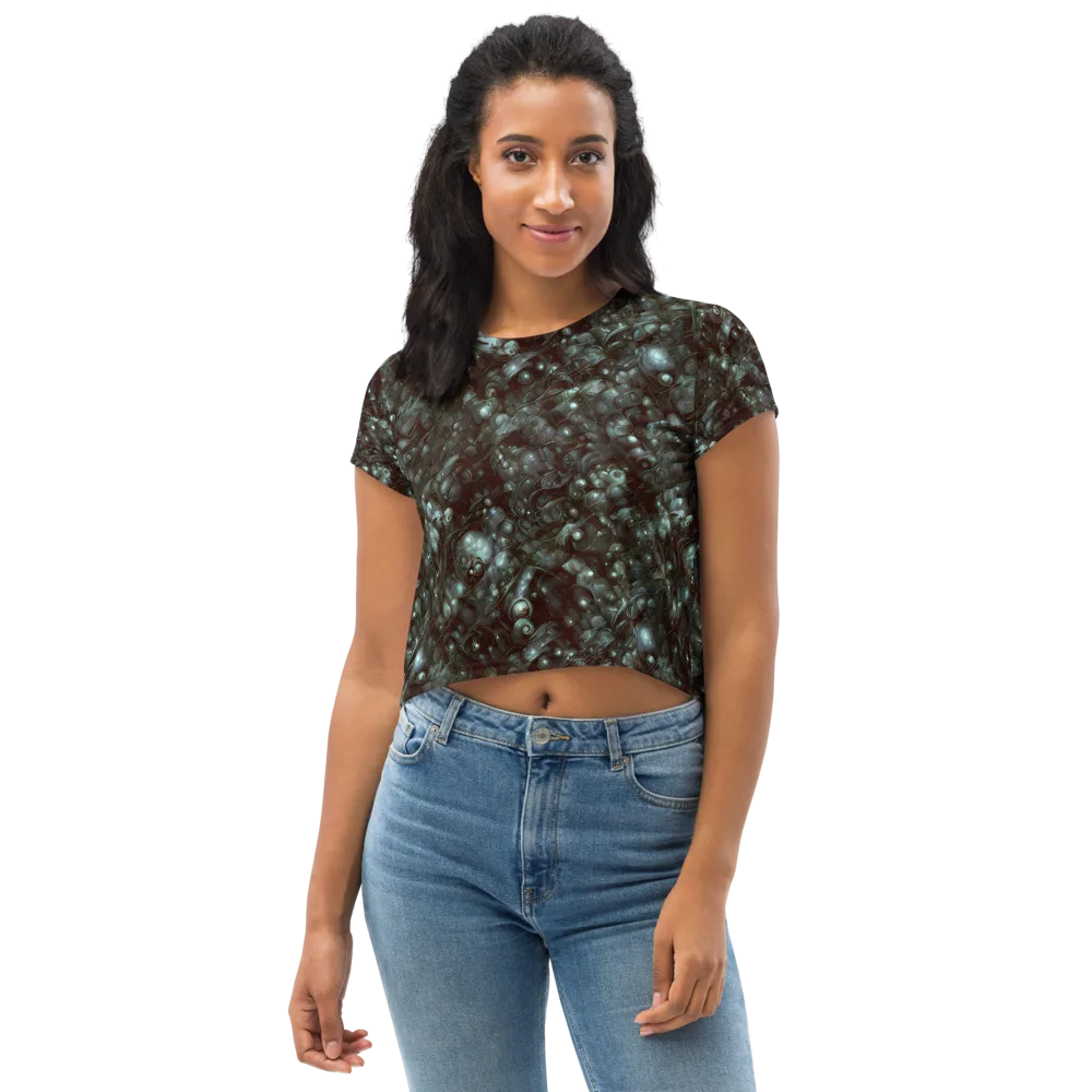 Tidal Relic on Crop Tee — Front