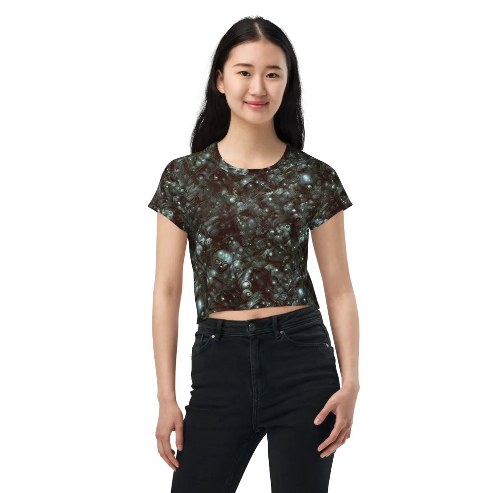 Tidal Relic on Crop Tee — Front