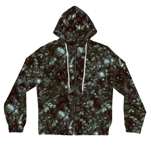 Tidal Relic on a Women's Full-Zip Hoodie