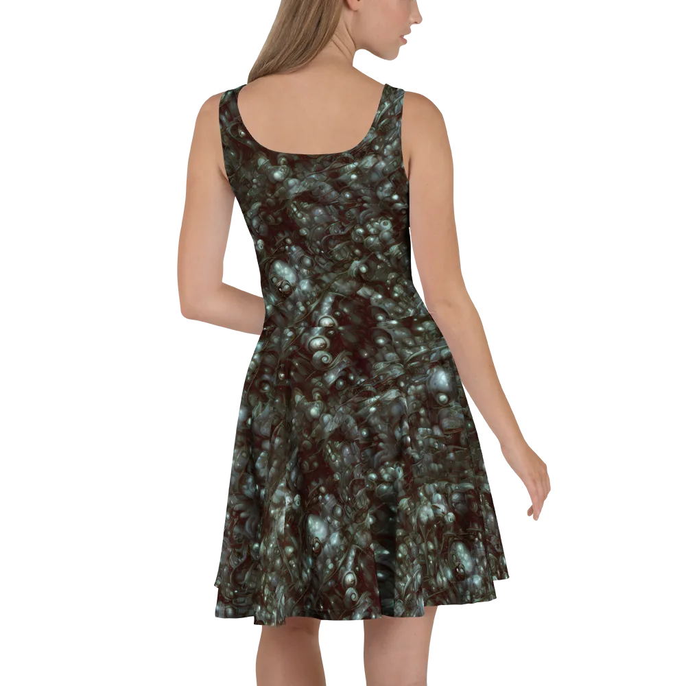 Tidal Relic on Skater Dress — Back