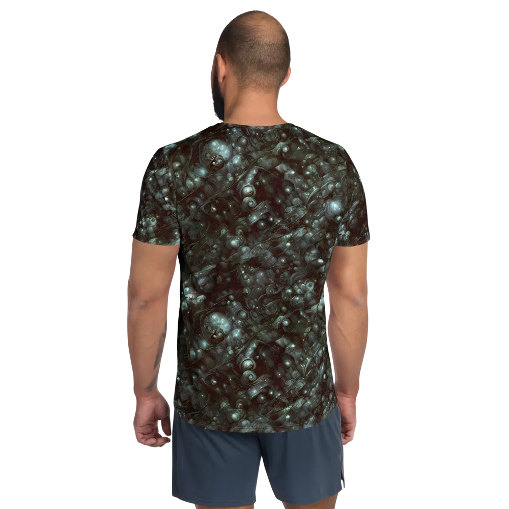 Tidal Relic on Men's Athletic T-Shirt — Back