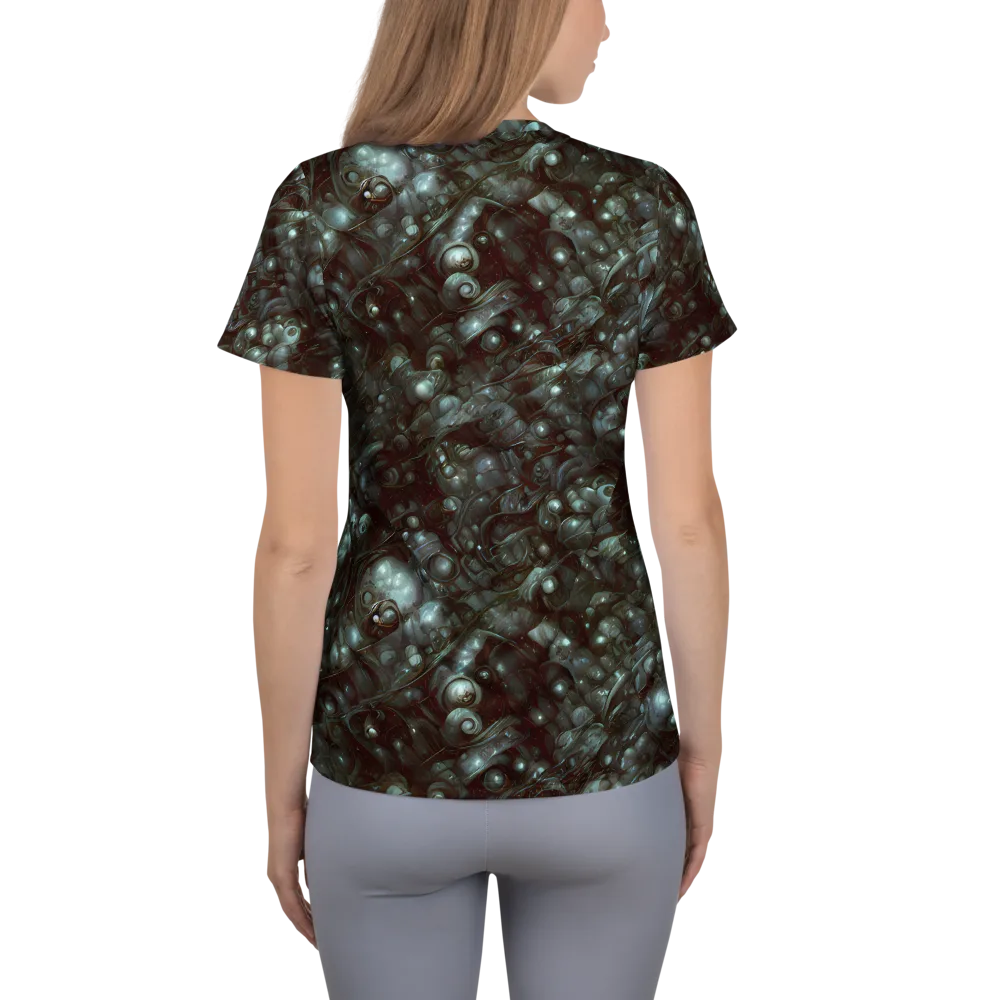 Tidal Relic on Women's Athletic T-Shirt — Back