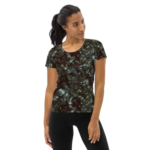 Tidal Relic on a Women's Athletic T-Shirt