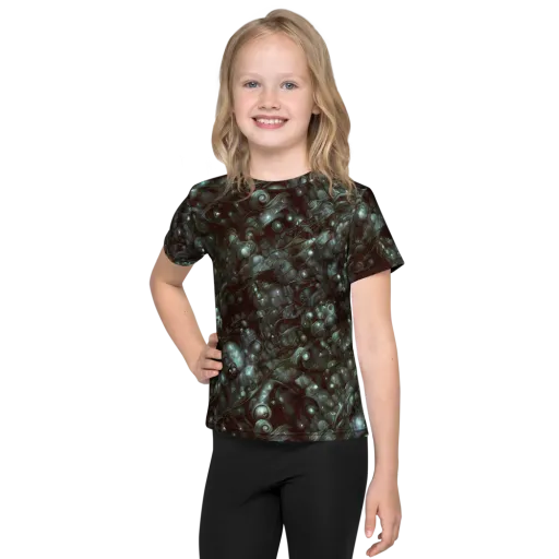 Tidal Relic on a Kids Crew Neck T-Shirt