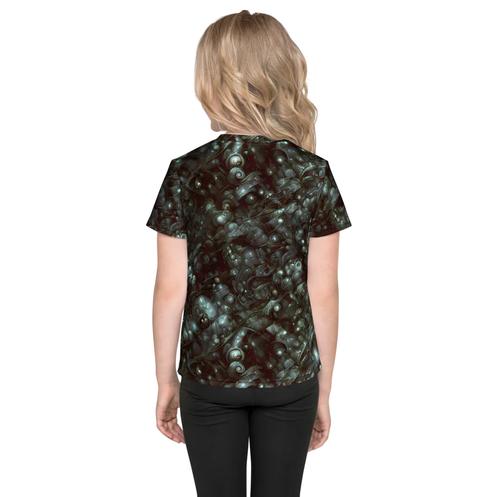 Tidal Relic on Kids Crew Neck T-Shirt — Back