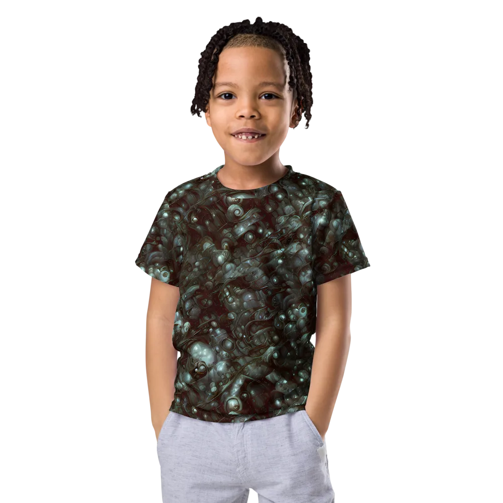 Tidal Relic on Kids Crew Neck T-Shirt — Front