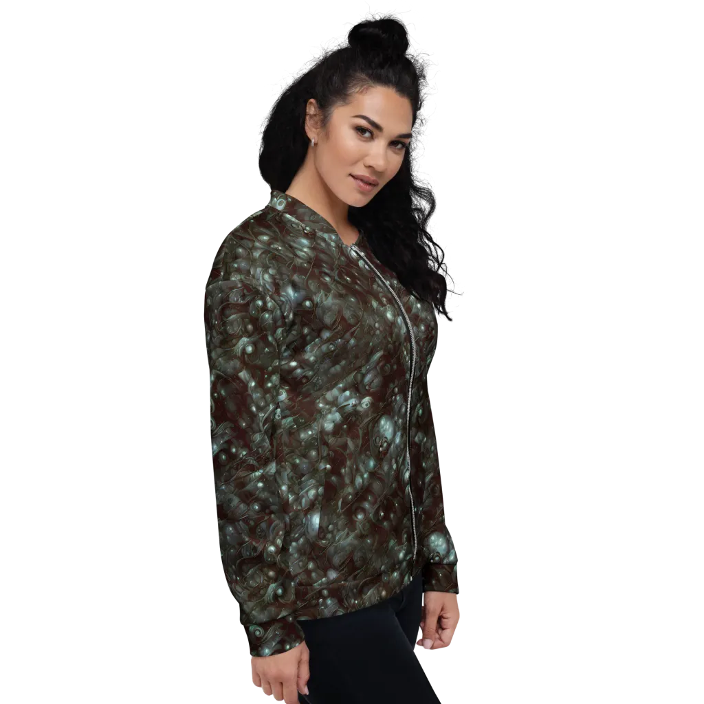 Tidal Relic on Bomber Jacket — Right