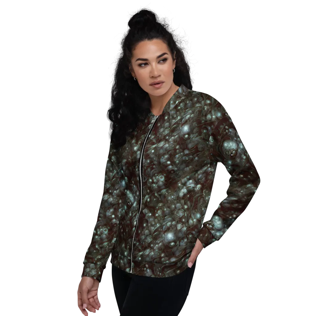 Tidal Relic on Bomber Jacket — Left