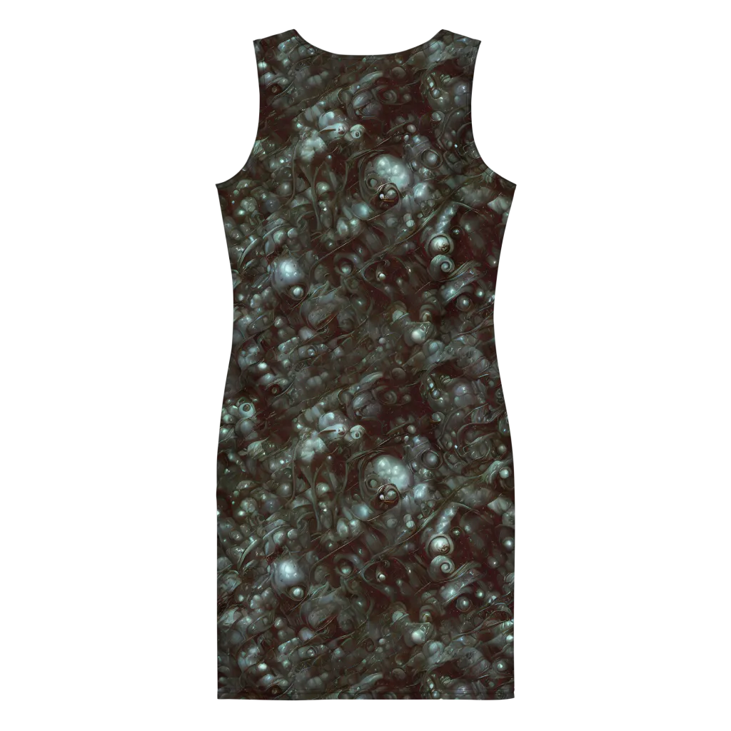 Tidal Relic on Bodycon Dress — Back