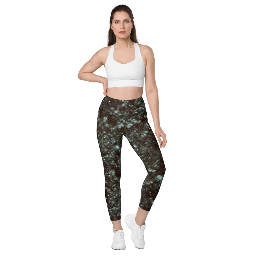 Tidal Relic on Leggings with Pockets — Front