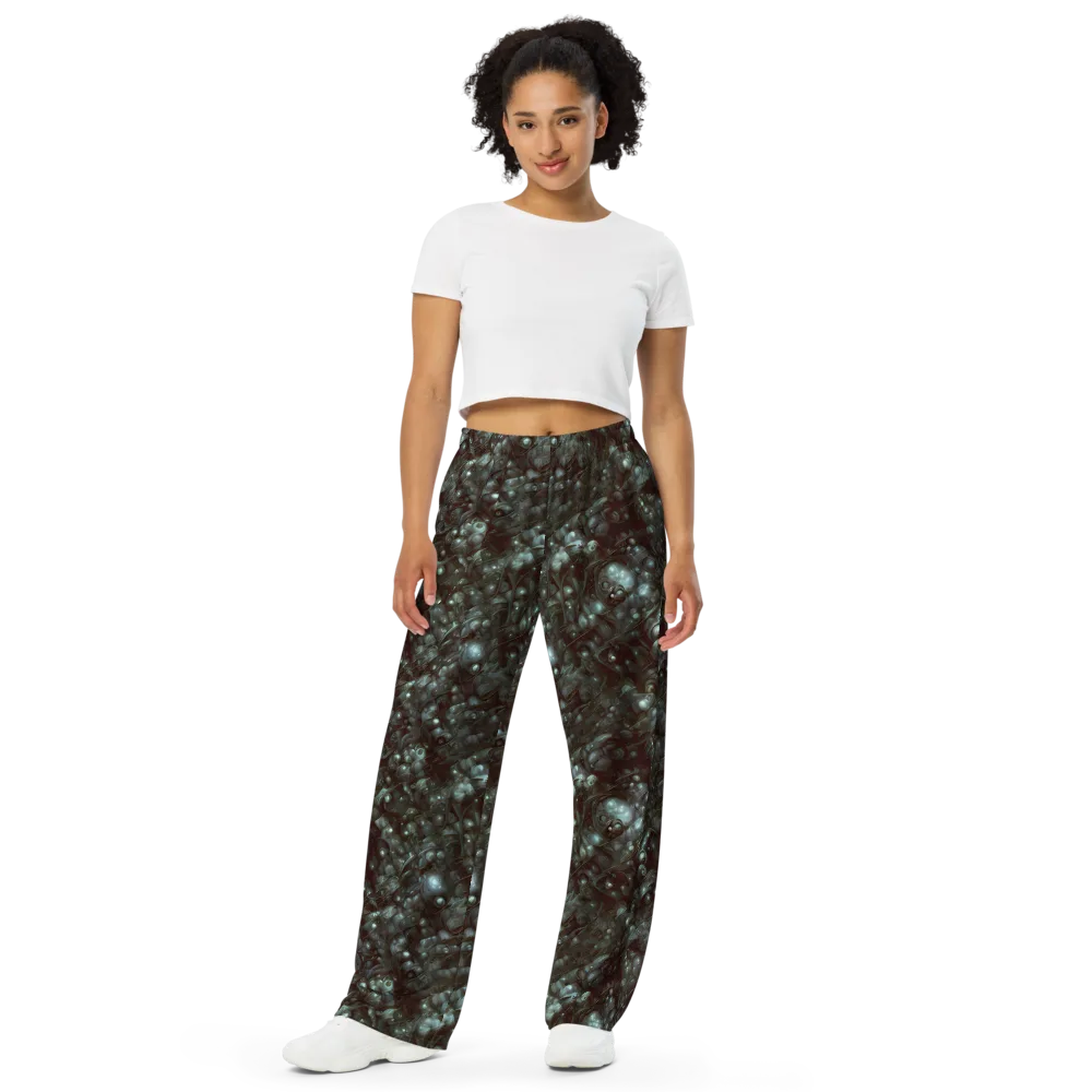 Tidal Relic on Wide-Leg Pants — Front