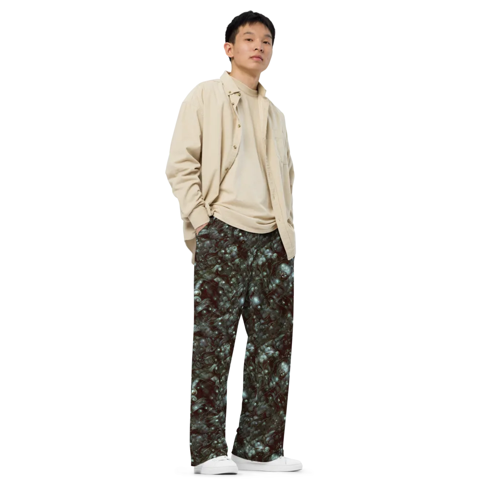 Tidal Relic on Wide-Leg Pants — Right Front