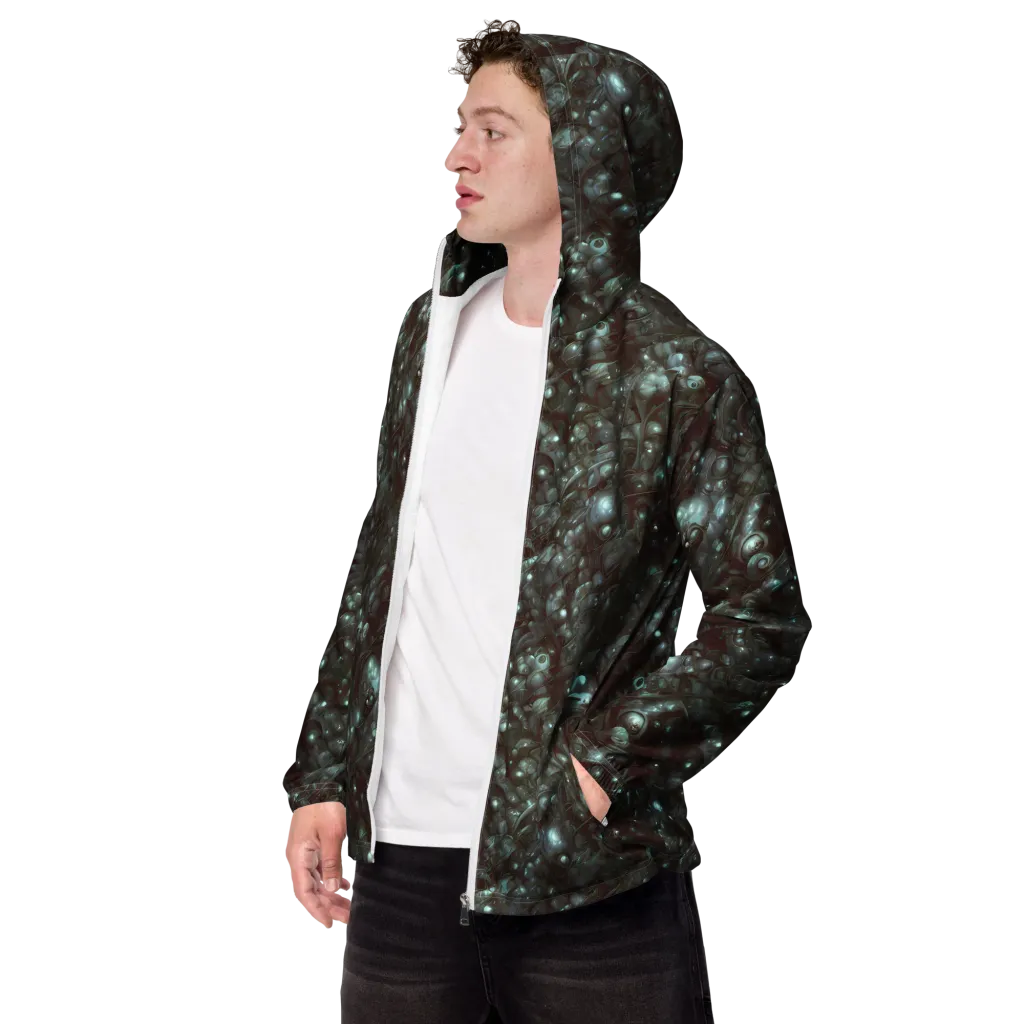 Tidal Relic on Men's Windbreaker — Left Front