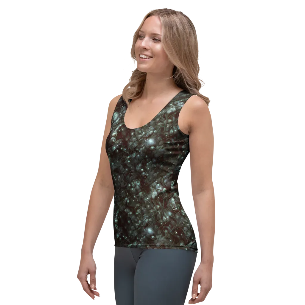 Tidal Relic on Women's Tank Top — Left Front