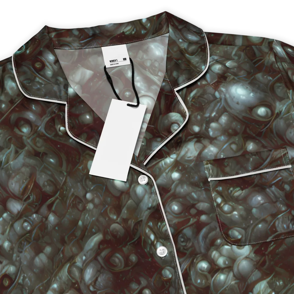 Tidal Relic on Women's Short Sleeve Pajama Top — Product details