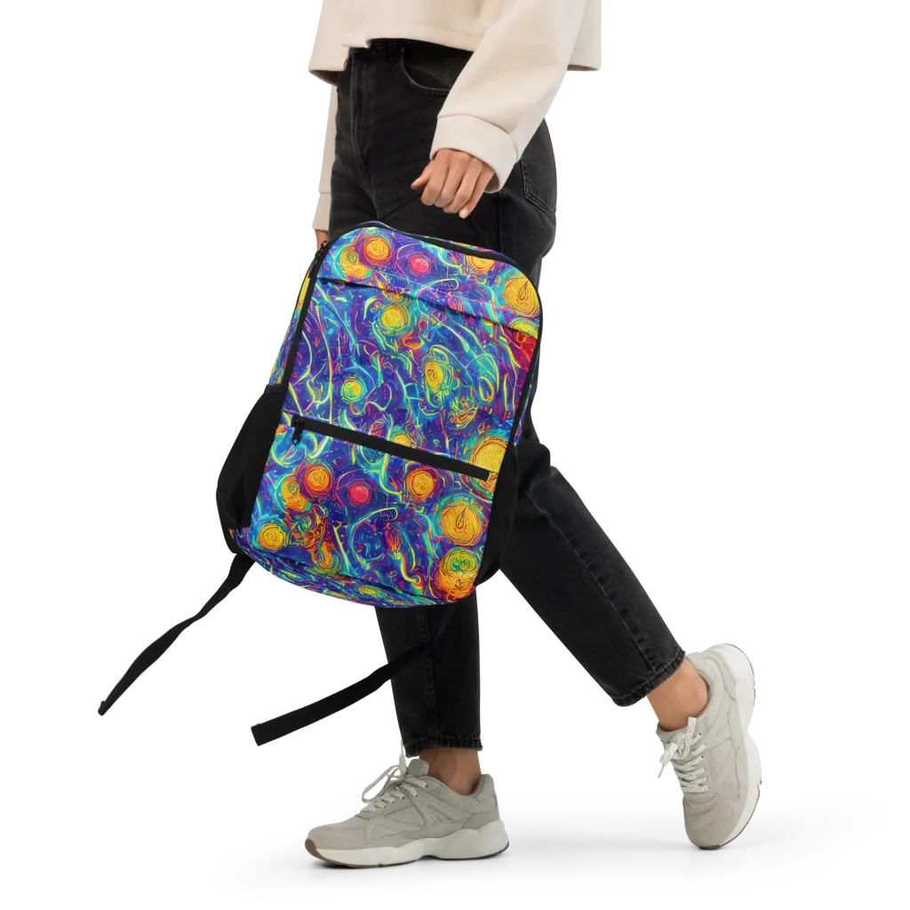 Cosmic Marigold on Utility Backpack — Front