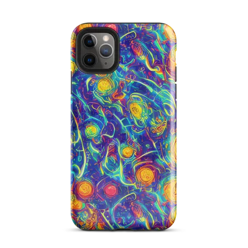 Cosmic Marigold on a Tough Case for iPhone®