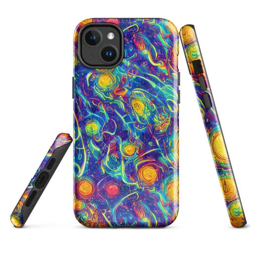 Cosmic Marigold on a MagSafe Tough Case for iPhone®