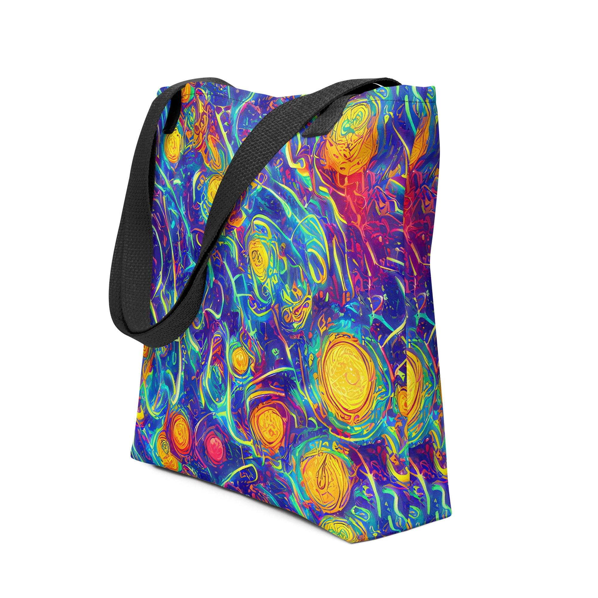 Cosmic Marigold on Tote Bag — Front