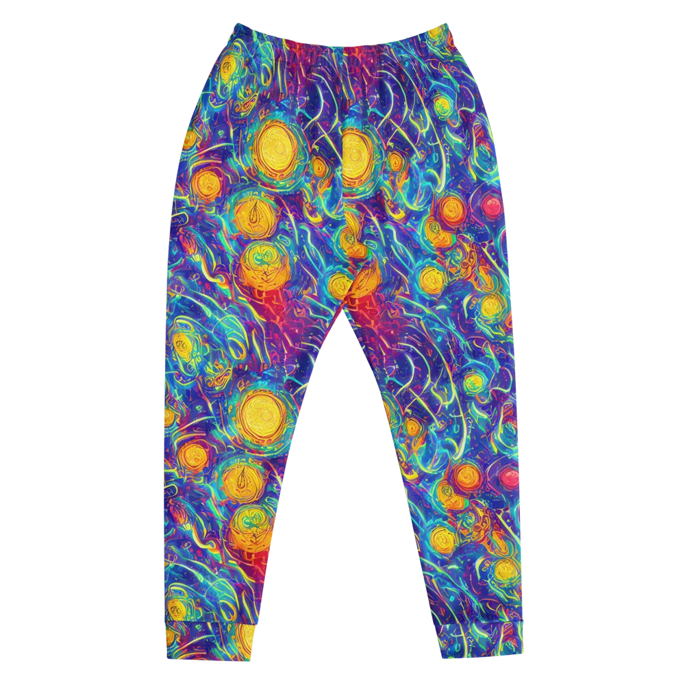 Cosmic Marigold on Men's Joggers — Front